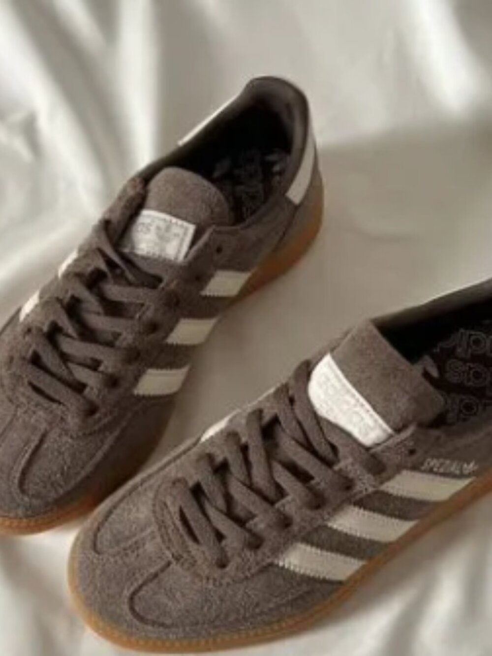 Adidas Handball Spezial Brown White Sneakers